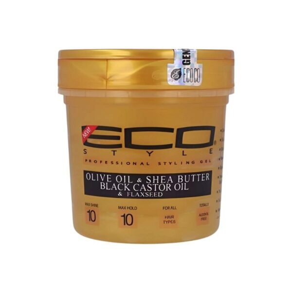 GEL COIFFANT OLIVE KARITÉ RICIN ECO STYLER GOLD 473ml