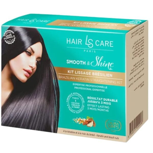 KIT LISSAGE BRÉSILIEN LAURA SIM'S POUR CHEVEUX BOUCLÉS-FRISÉS-CRÉPUS