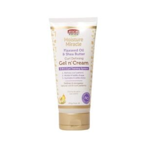 Gel crème pour les Boucles à l'huile de lin et karité - African Pride Moisture Miracle 170g