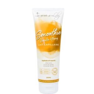 LAIT CAPILLAIRE HYDRATANT ET NOURRISSANT SMOOTHIE VANILLE YLANG-YLANG - LES SECRETS DE LOLY - 250ml