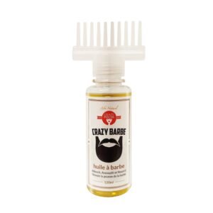 Huile de repousse et nourrissante pour la barbe Crazy Barbe Afro naturel 120 ml