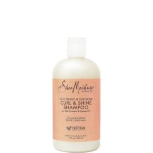 Shampoing Rehausseur de Boucles à la Noix de Coco et l'Hibiscus Shea Moisture 384ml