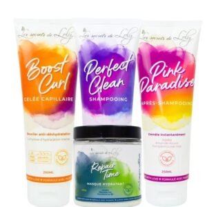 LE PACK ROUTINE CAPILLAIRE CHEVEUX BOUCLES ET FRISÉS LES SECRETS DE LOLY