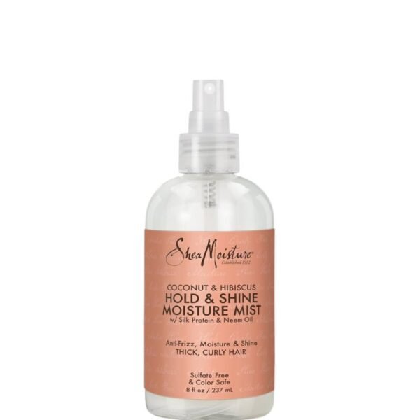 Spray fixant Hydratant cheveux bouclés - Coconut Hibiscus Hold and Shine Moisture Mist Shea Moisture 236 ml