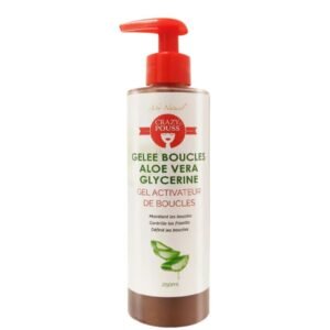 Gel apaisant hydratant pour cheveux Aloe Vera Crazy Pouss Afro Naturel 250ml