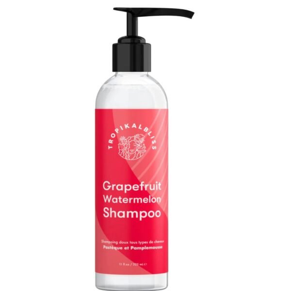 shampoing doux pastèque et pamplemousse