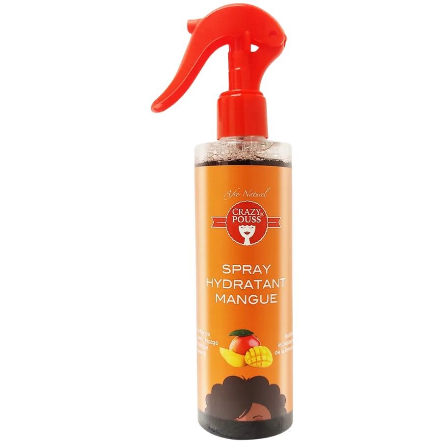 Spray Hydratant à la Mangue Crazy Pouss Afro Naturel 250ml