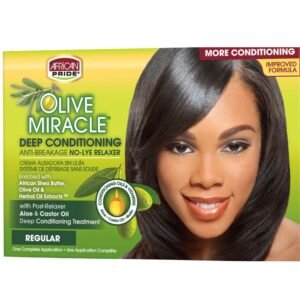 African Pride Olive Relaxer Kit Regular