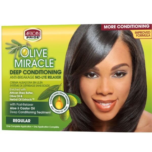African Pride Olive Relaxer Kit Regular