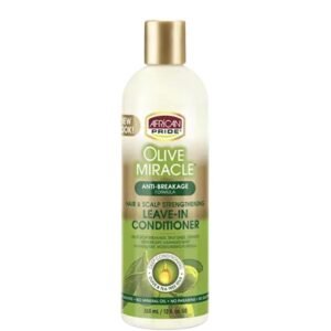 L'APRÈS-SHAMPOING REVITALISANT SANS RINÇAGE OLIVE MIRACLE - LEAVE-IN CONDITIONER - AFRICAN PRIDE 355ml