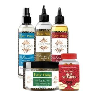 Pack de routine protectrice capillaire D'Easy Pouss de la gamme Aloé Locks