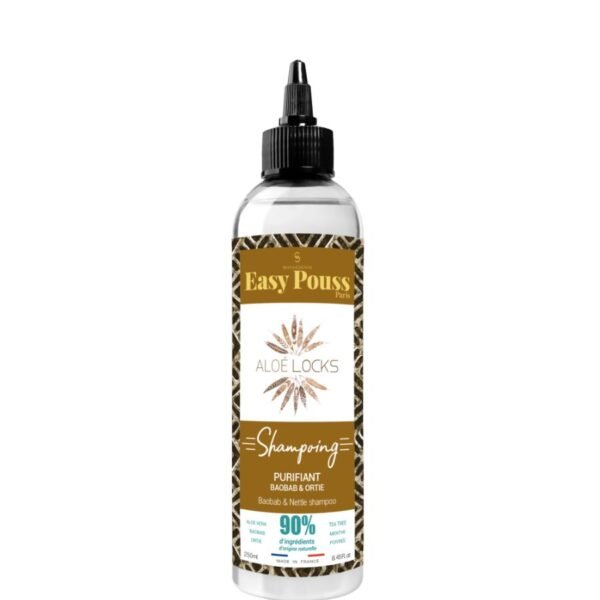 SHAMPOING PURIFIANT BAOBAB & ORTIE ALOÉ LOCKS EASY POUSS 250ML