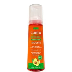 MOUSSE HYDRATANTE À L'HUILE D'AVOCAT CANTU 248 ML