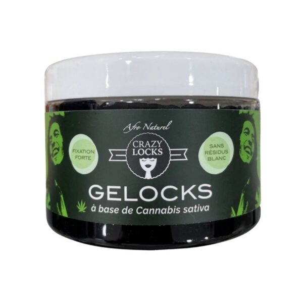 Crazy Locks Gelocks Cannabis Sativa Afro Natural - Gel parfait pour tordre les mèches