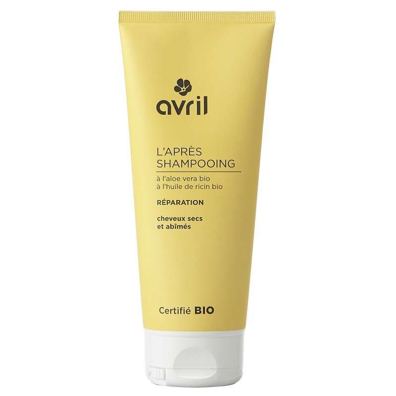 APRÈS-SHAMPOING RÉPARATION CHEVEUX SECS ET ABIMÉS A L'ALOE VERA ET L'HUILE DE RICIN CERTIFIÉ BIO-AVRIL 200ml - honeydew-jaguar-867145.hostingersite.com
