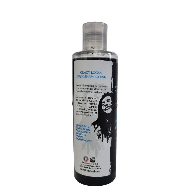 shampoing huile de carapate et menthe poivrée Crazy Locks Afro Naturel
