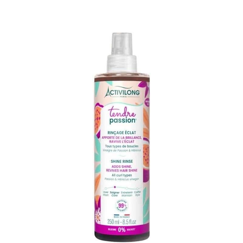 spray rinçage éclat activilong vinaigre de passion hibiscus